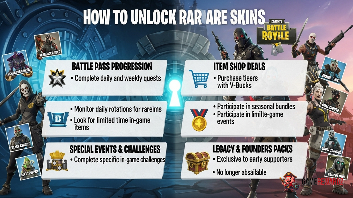 How to Unlock Rare Fortnite Skins